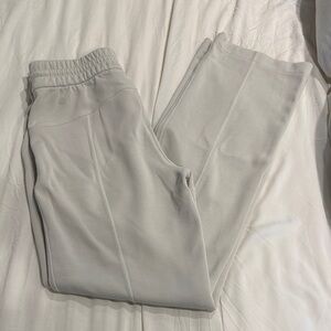 Cream/white softstreme straight leg pants